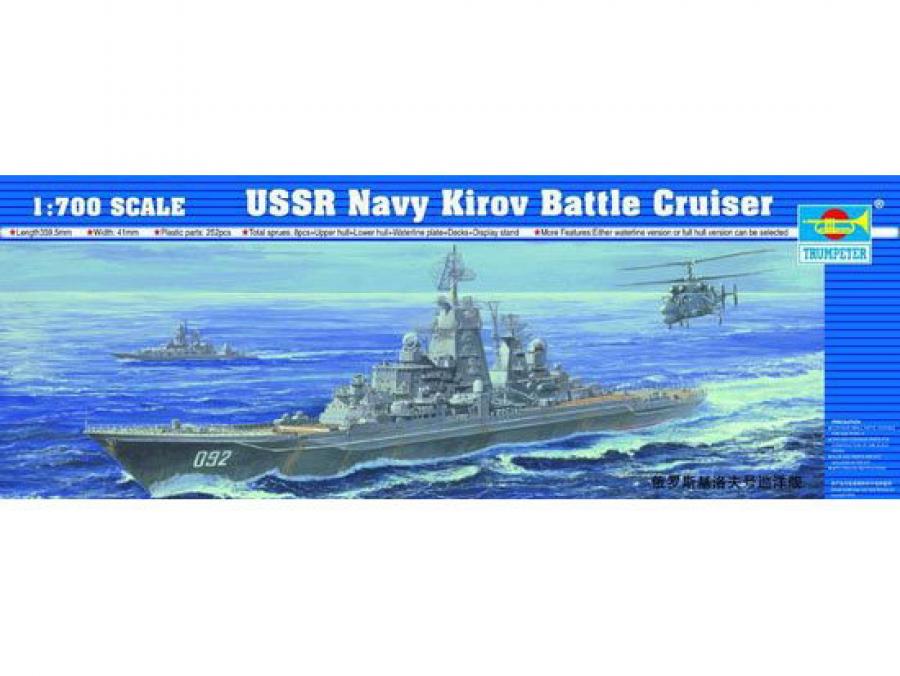 Trumpeter 1:700 USSR Navy Kirov Battle Cruiser