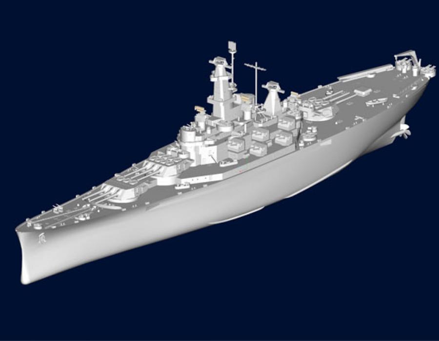 Trumpeter 1:700 USS Alabama (BB-60)