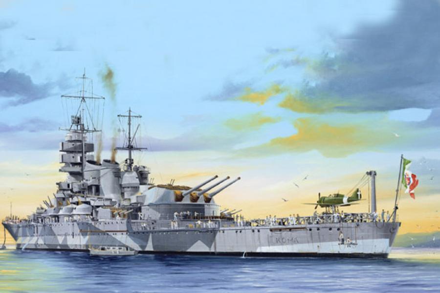 Trumpeter 1:350 Italian Navy Battleship RN Roma