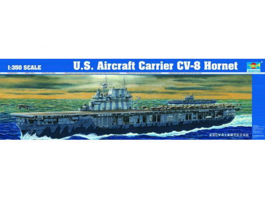 Trumpeter 1:350 U.S. Aircraft Carrier CV-8 Hornet