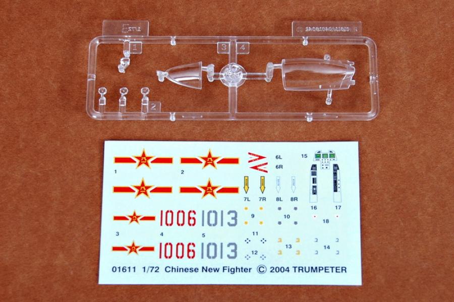 Trumpeter 1:72 Chinese Fighter J-10