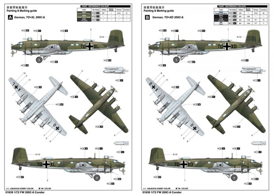 Trumpeter 1:72 FW200 C-8 Condor