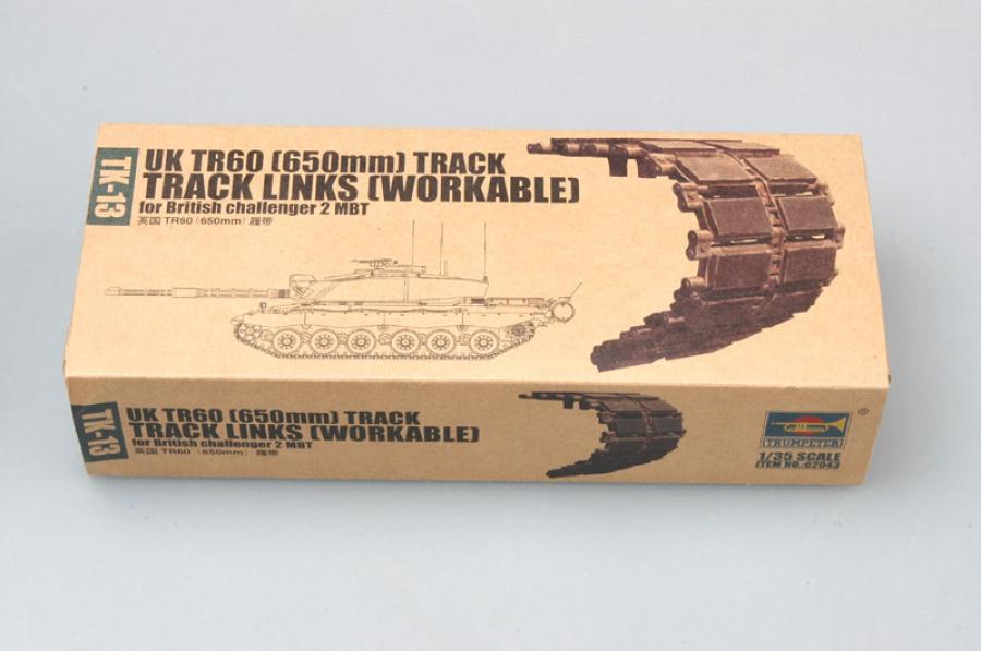 Trumpeter 1:35 UK TR60 (650mm) track for British challenger 2 MBT