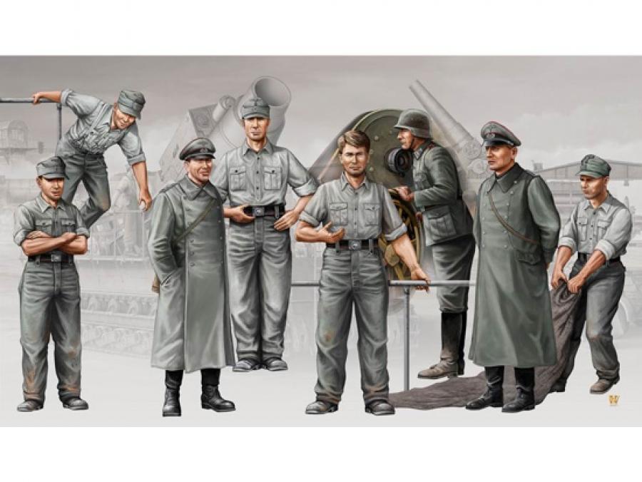 Trumpeter 1:35 German “Karl ”gun Artillery Crew