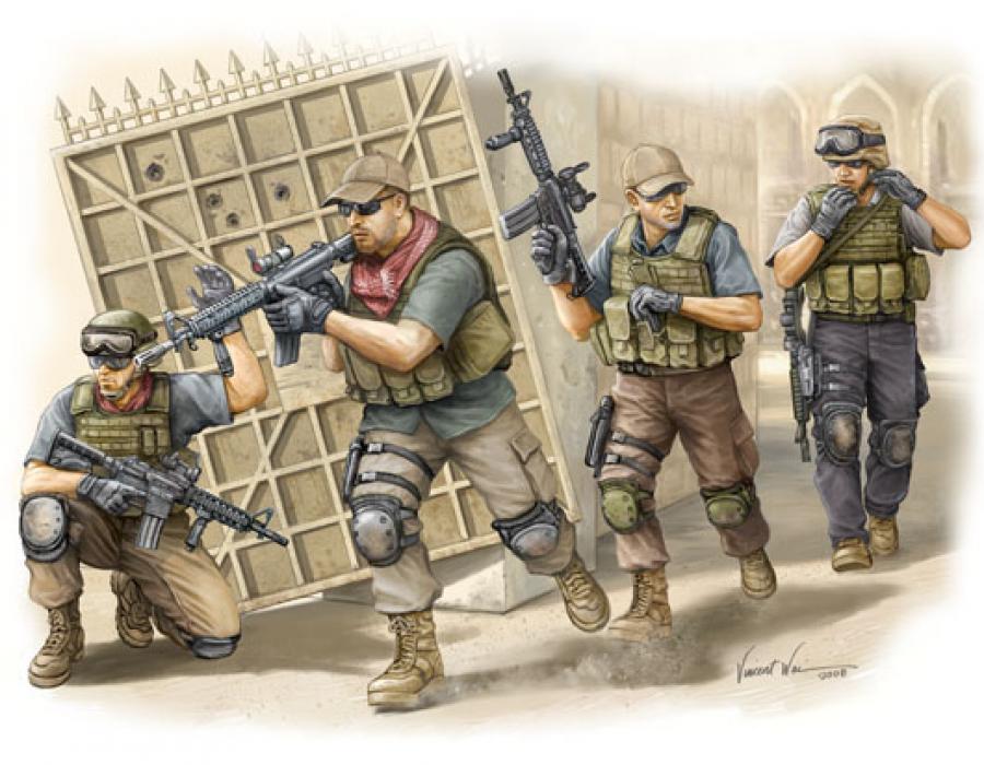 Trumpeter 1:35 PMC in Iraq - Armed Assault Team