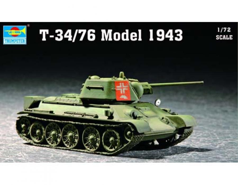 Trumpeter 1:72 Soviet T-34/76 Model 1943