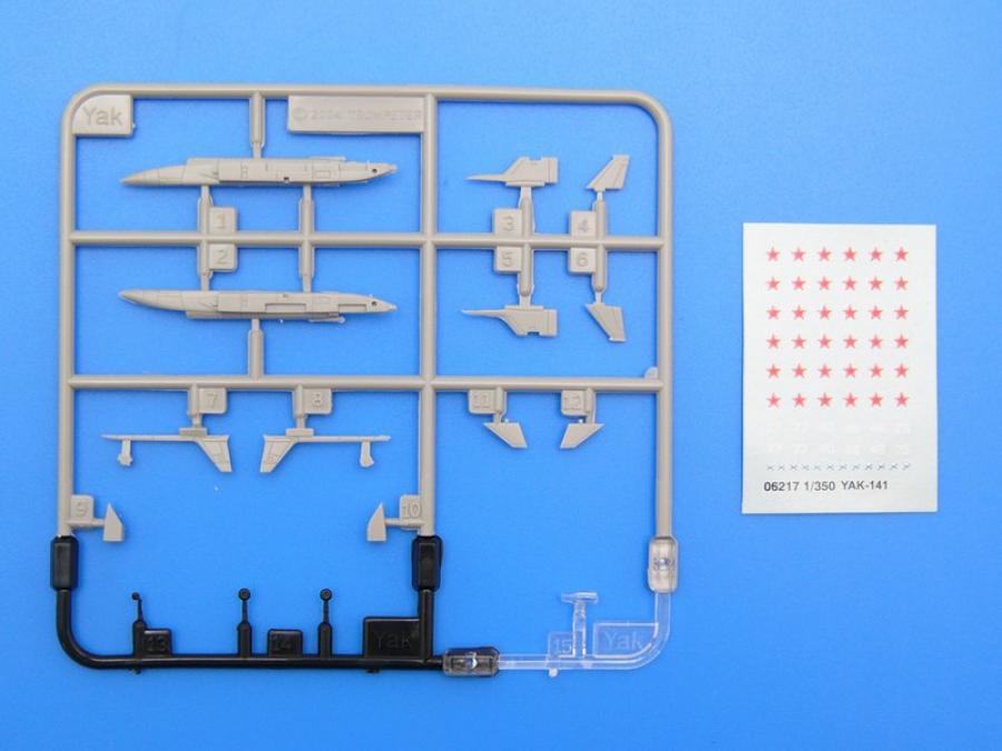 Trumpeter 1:350 Jakowlew Jak-141 Freestyle (6pcs)