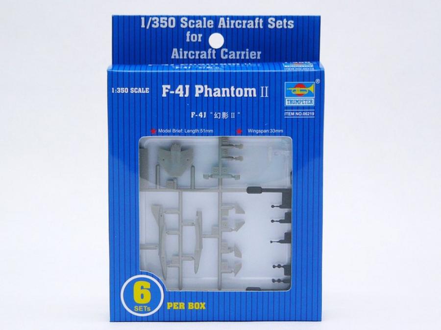 Trumpeter 1:350 F-4 J Phantom II (6pcs)