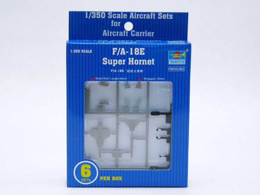 Trumpeter 1:350 Grumman F/A-18 E Super Hornet 6pcs