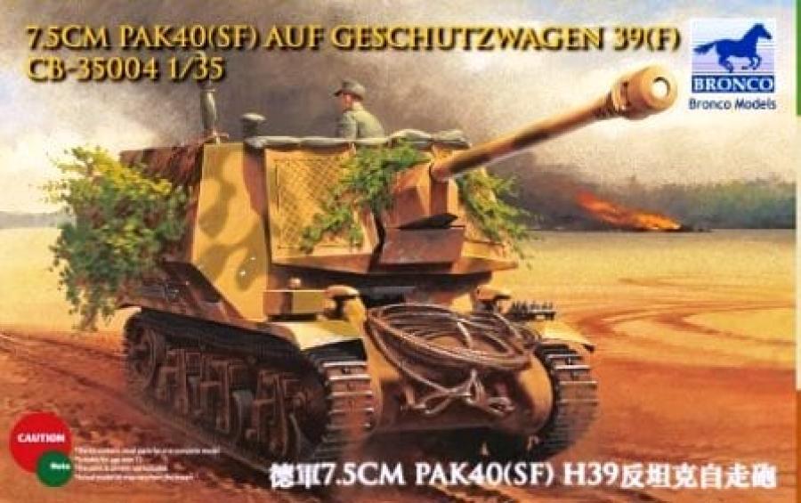 1:35 7.5cm Pak40(Sf) auf Geschutzwagen 39H(f)