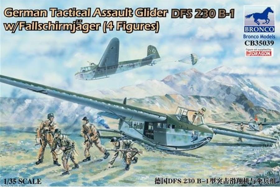 1:35 German Glider DFS 230 B-1 (+4figs) 