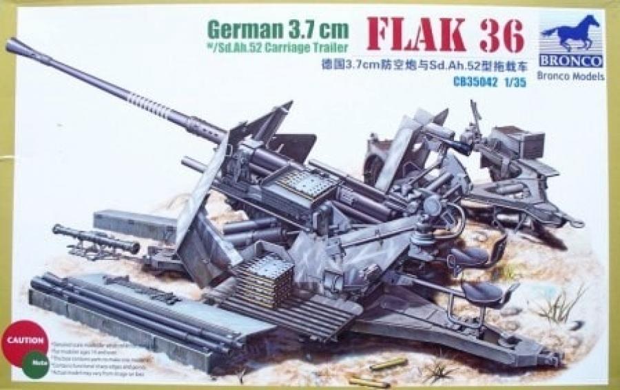 1:35 German 3.7cm Flak36