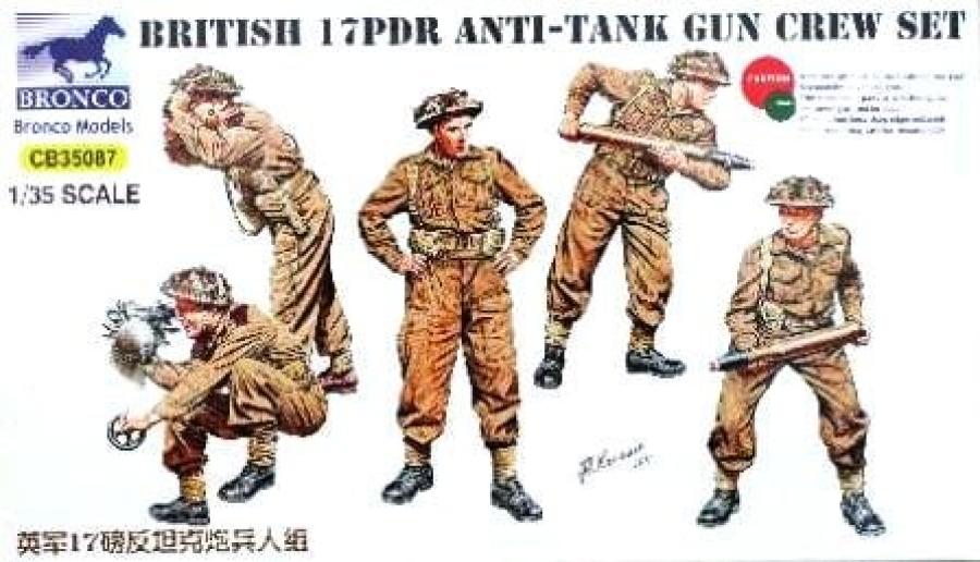 1:35 17pdr Anti-Tank Gun Crew Set