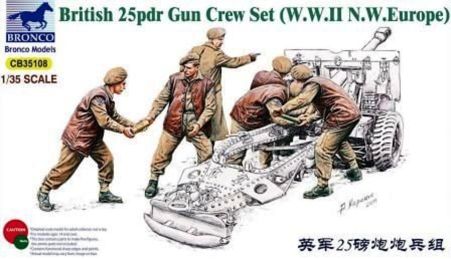 1:35 25pdr Gun Crew Set