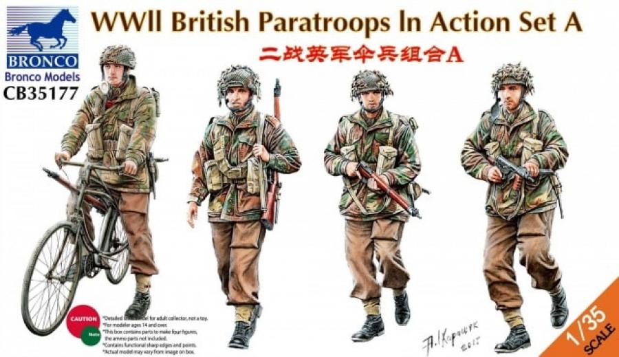 1:35 WWII British Paratroops In Action Set A