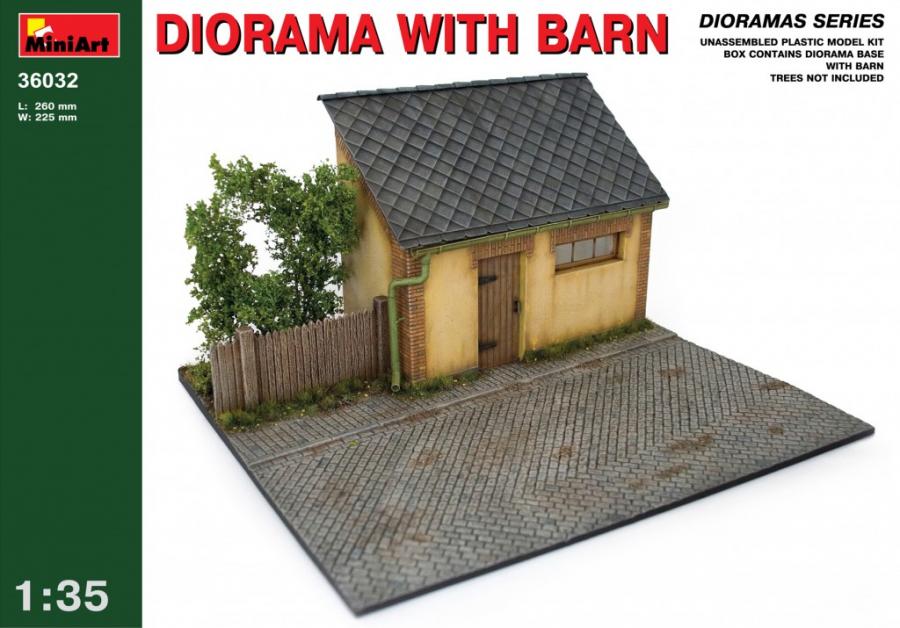 1:35 DIORAMA WITH BARN