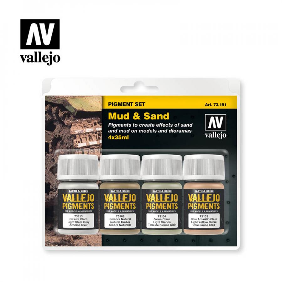 MUD & SAND PIGMENT 4X35ML SET