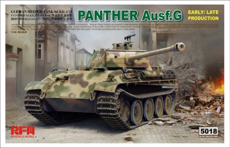 Ryefield 1:35 Panther Ausf.G Early/Late