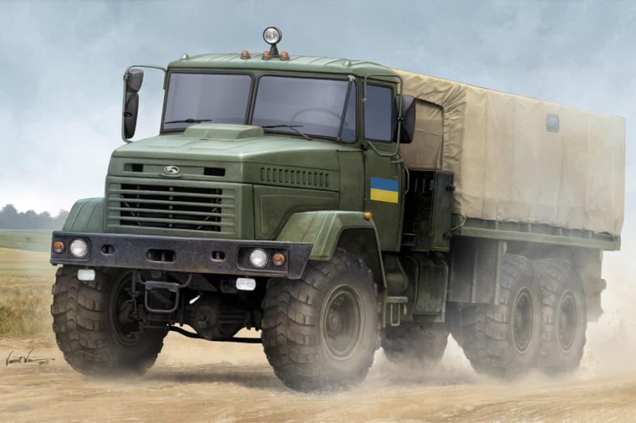 1:35 Ukraine KrAZ-6322 Soldier Truck