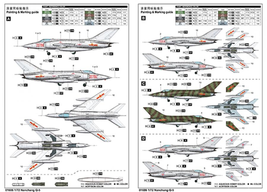 Trumpeter 1:72 Nanchang Q-5