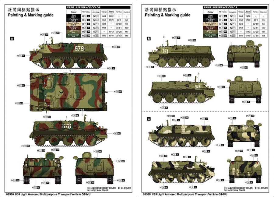 Trumpeter 1/35 Light Transport Vehicle GT-MU