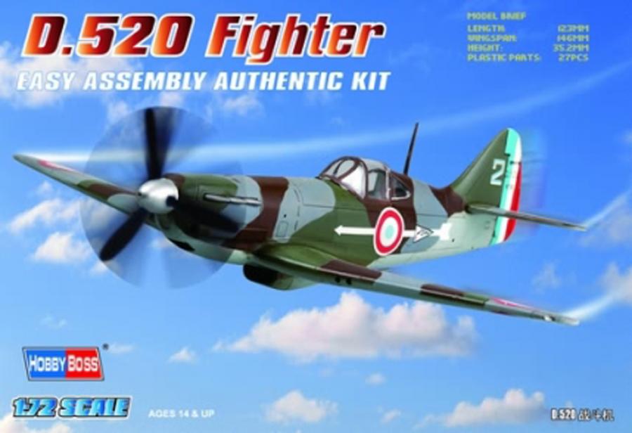 1:72 French D.520 Fighter