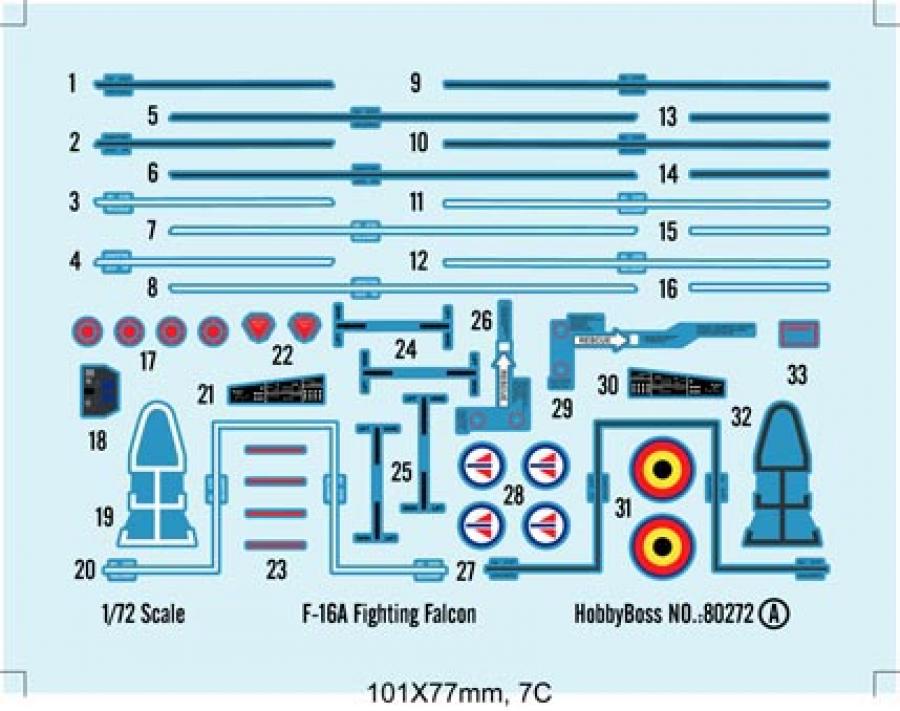 1:72 F-16A Fighting Falcon