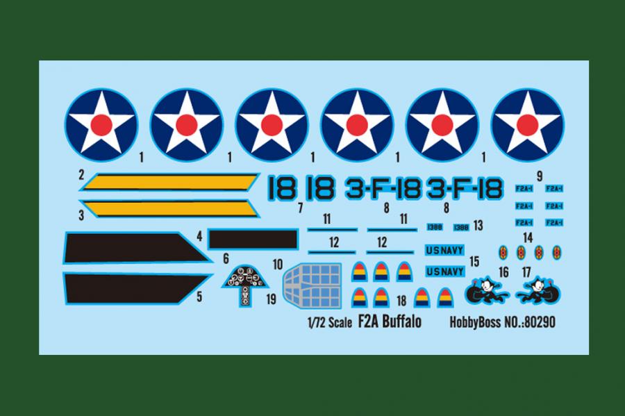 1:72 US F2A Buffalo