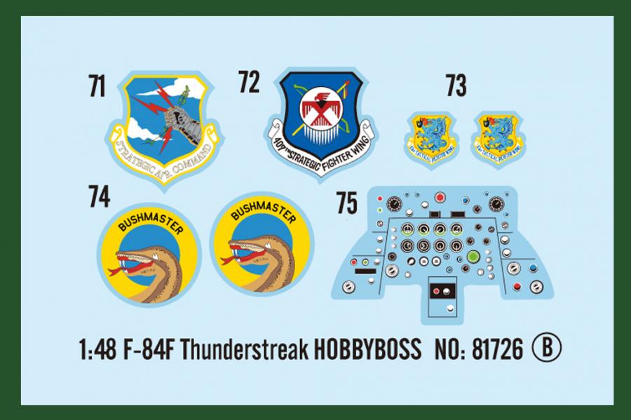 1:48 F-84F Thunderstread