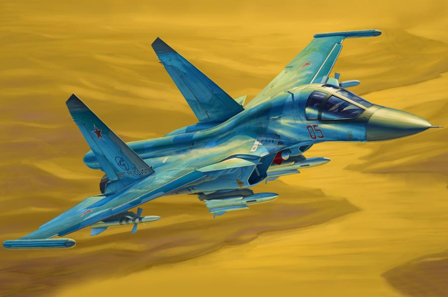 1:48 Russian Su-34 Fullback Fighter-Bomber