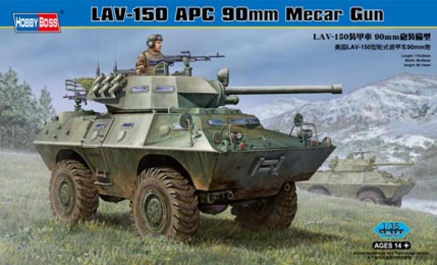 1:35 LAV-150 APC 90mm Mecar Gun