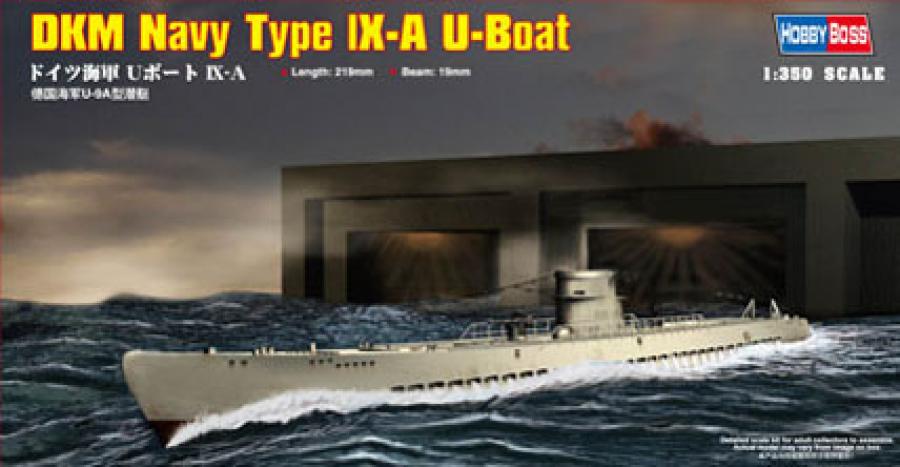 1:350 DKM Navy Type IX-A U-Boat