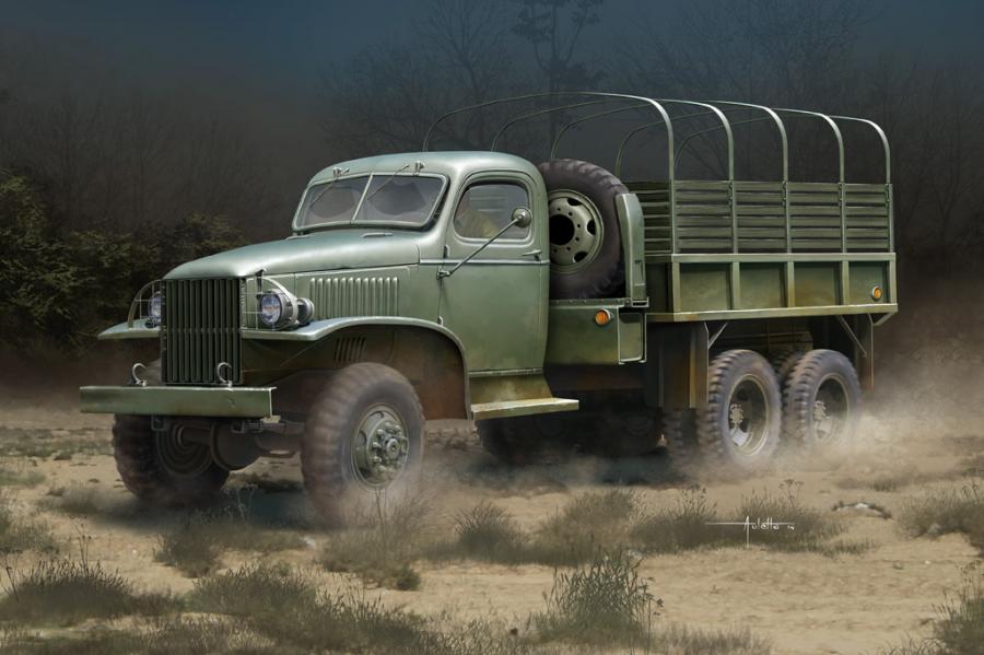 1:35 US GMC CCKW-352 Steel Cargo Truck