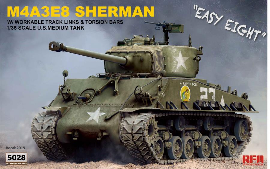 Ryefield 1:35 Sherman M4A3E8 "Easy Eight"