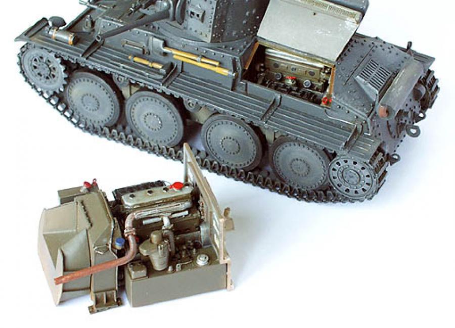 1:35 Pzkpfw 38 (t) – engine set