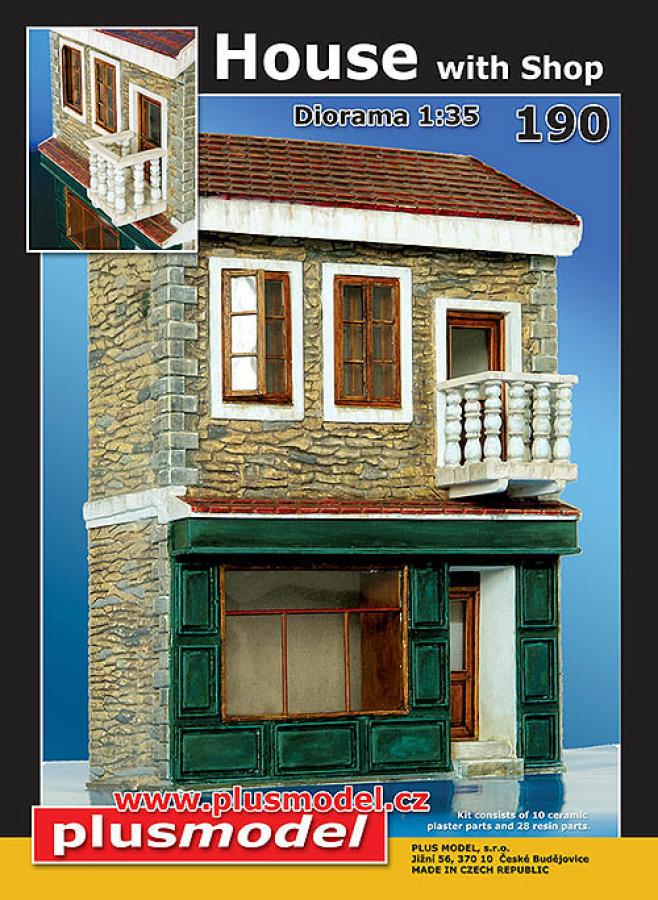 1:35 House with shop