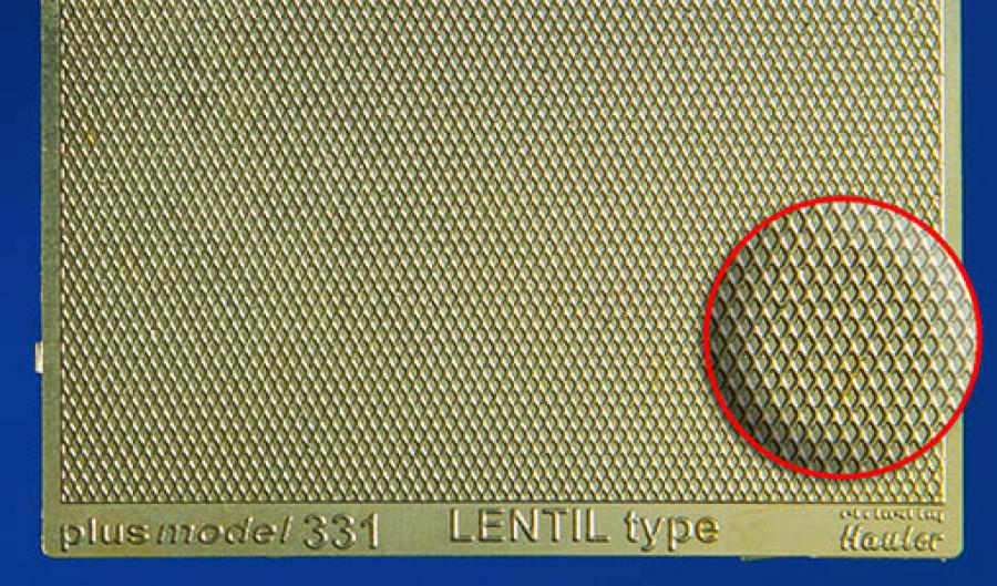 1:35 Engraved plate - Lentil type