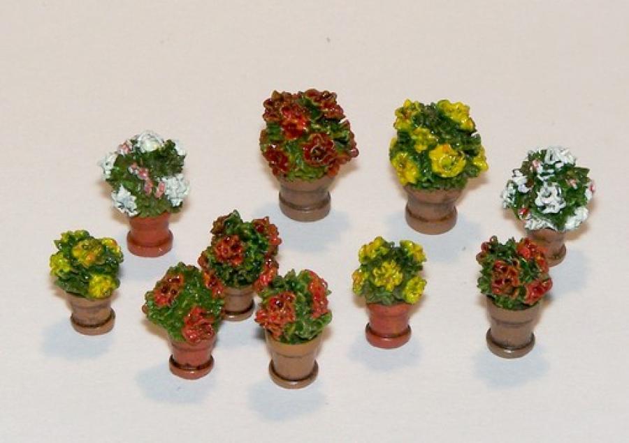 1:35 Flowers in flowerpots