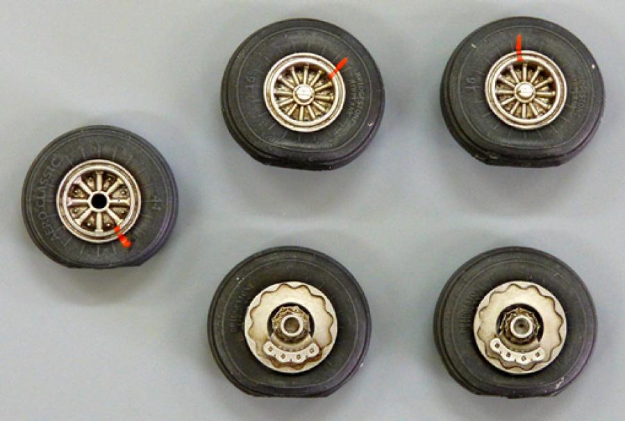 1:72 Wheels for DC-6/C-118 