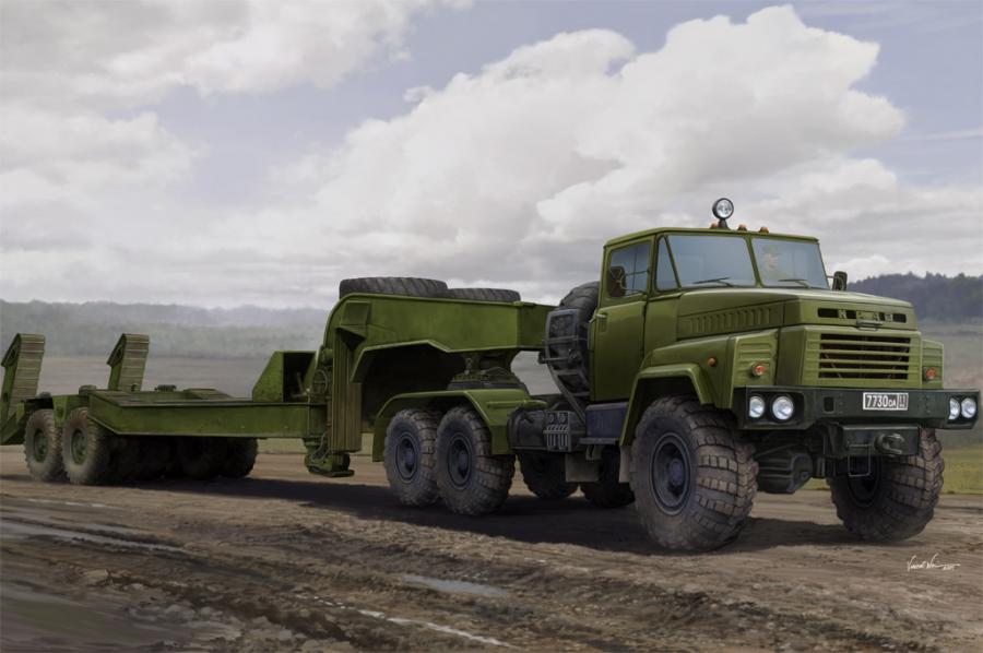 1:35 KrAZ-260B Tractor with trailer