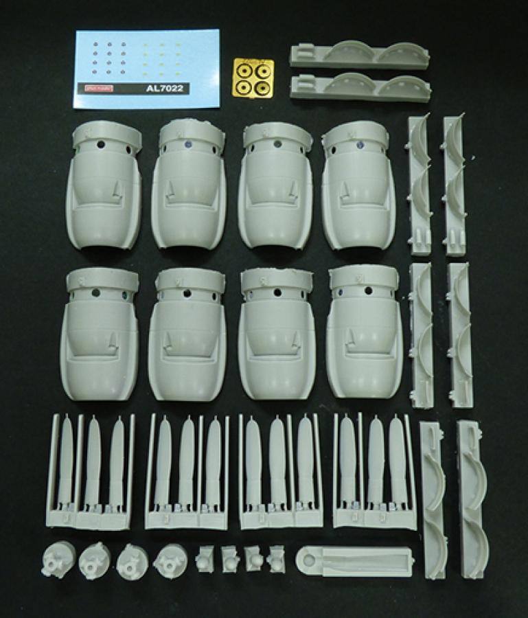 1:72 Correct engine set for C121 Constelation
