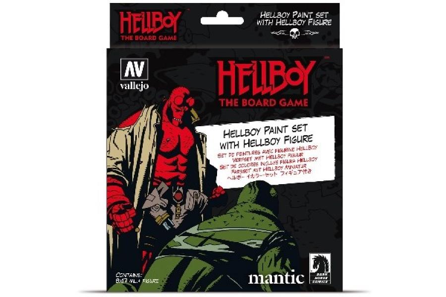 Hellboy Paint Set With Figure 8X17Ml