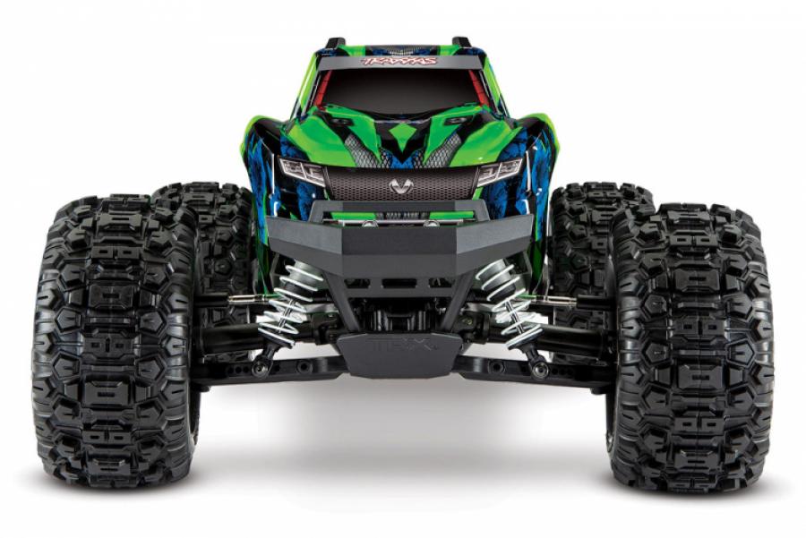 Traxxas Hoss 4WD VXL 1/10 RTR Vihreä RC-auto ilman akkua ja laturia TRX90076-4-GRN