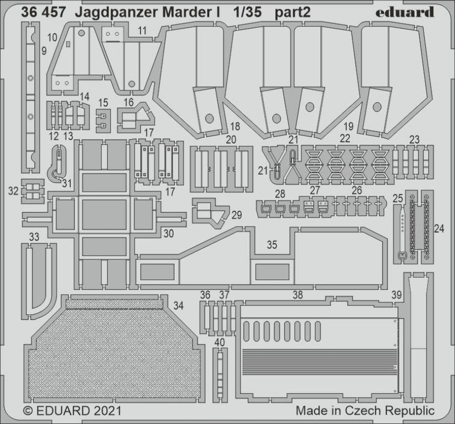 1:35 Marder I PE set for Tamiya