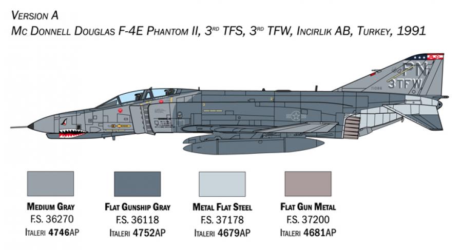 Italeri 1/72 F-4E/F PHANTOM II