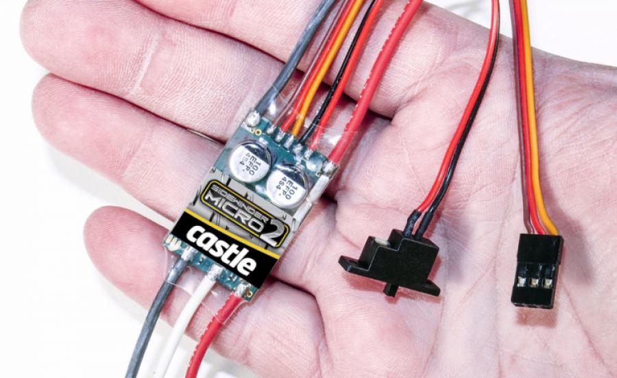 Sidewinder Micro ESC & Castle 0808-8200KV Motor