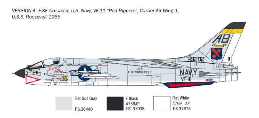 Italeri 1/72 F-8E CRUSADER