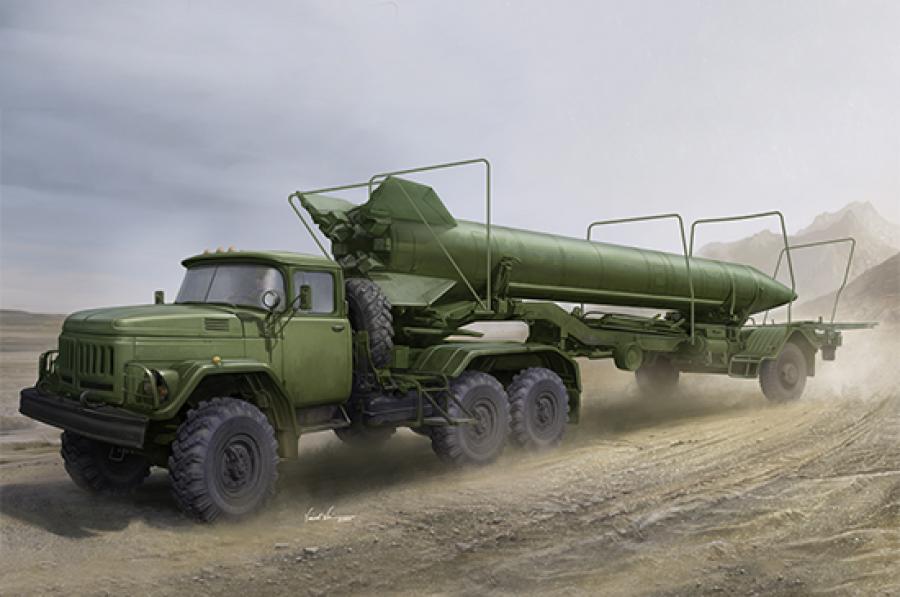 Trumpeter 1:35 Zil-131V tow 2T3M1 Trailer & missile