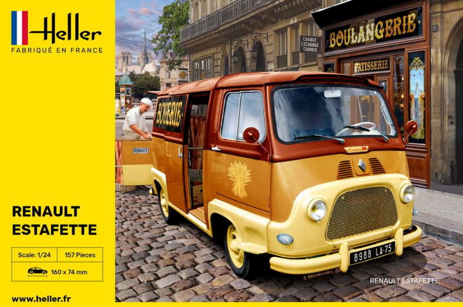 Heller 1:24 RENAULT Estafette pienoismalli