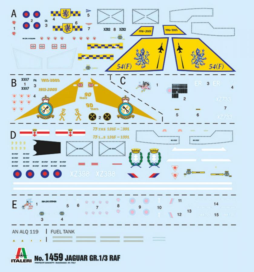 Italeri 1/72 Sepecat Jaguar Gr.1-3 R.A.F